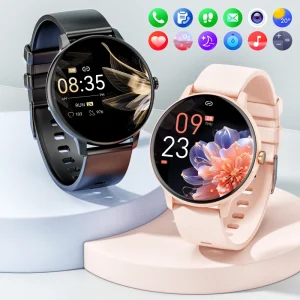 Hwagol 2024 Women's Smartwatch Bluetooth Call 1.39 Touch Screen