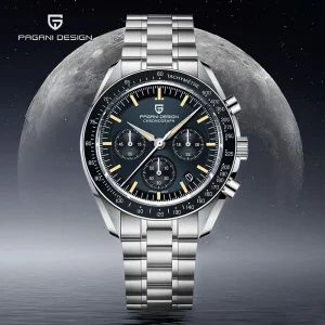PAGANI DESIGN 2025 New Moon Men's Watches Luxury Quartz Watch